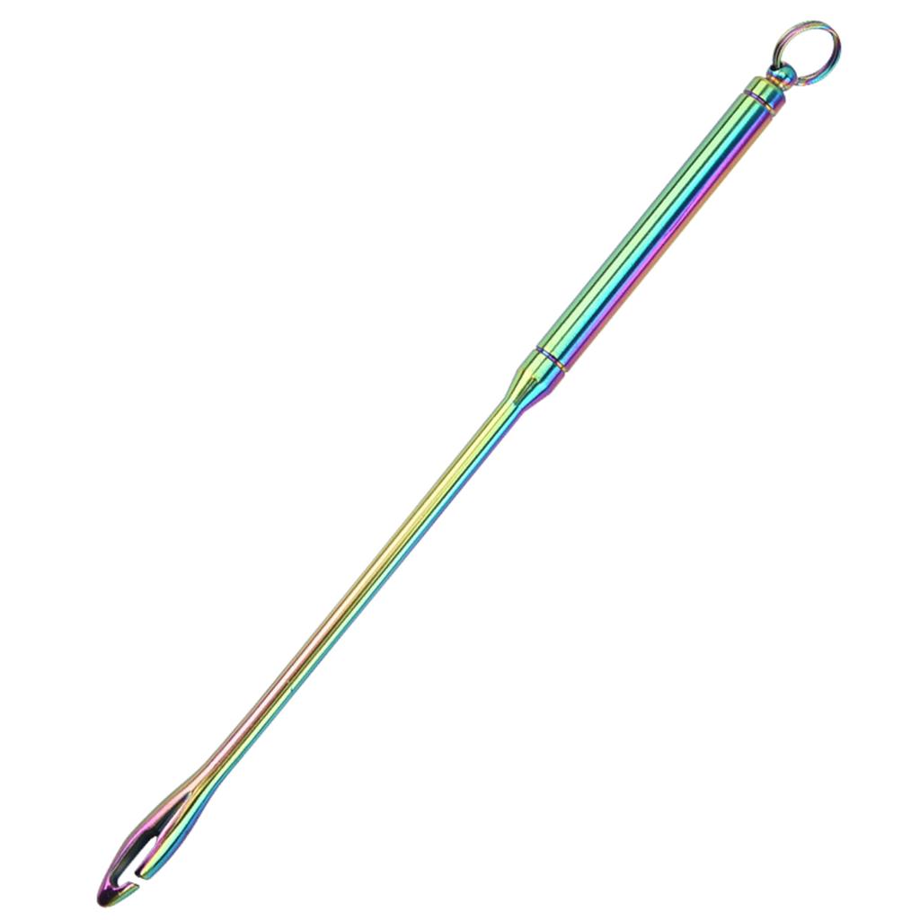 Портативный экстрактор рыболовных крючков из нержавеющей стали, инструмент для быстрого извлечения крючков из глубокой глотки, простой в использовании