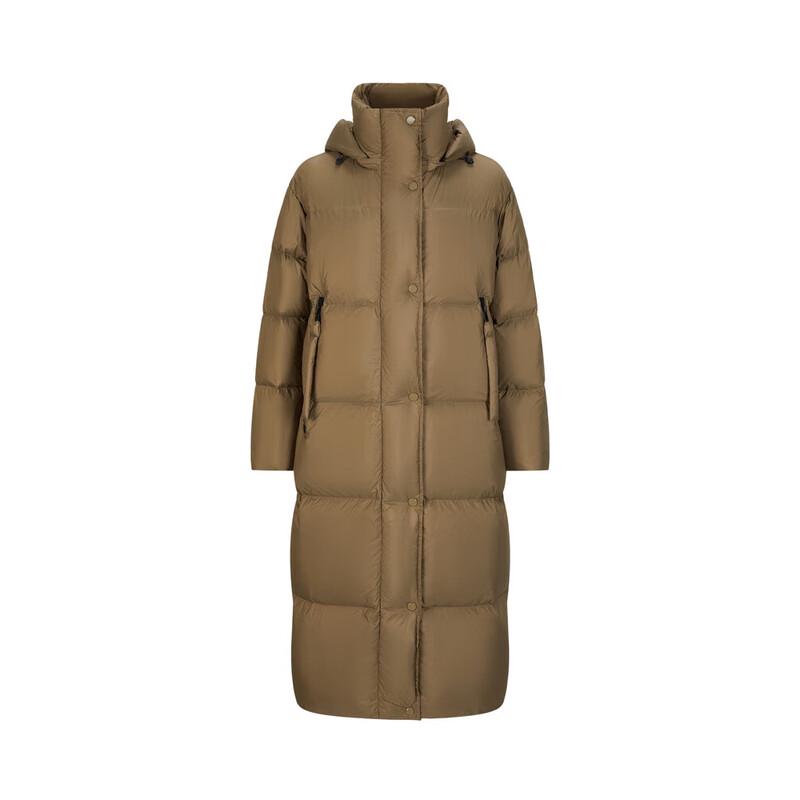 Женская повседневная длинная куртка Jiusi Annakao из гусиного пуха свободного кроя