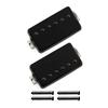 FLEOR Набор звукоснимателей Humbucker для гитары Alnico5 Бридж Гриф для гитар (черный) & в стиле LP