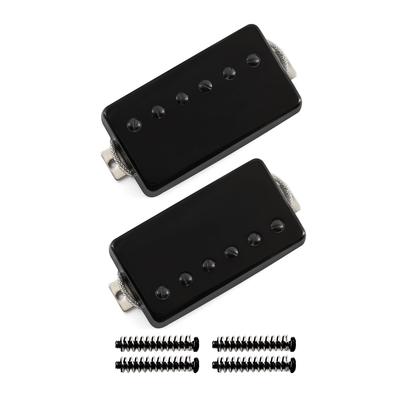 FLEOR Набор звукоснимателей Humbucker для гитары Alnico5 Бридж Гриф для гитар (черный) & в стиле LP