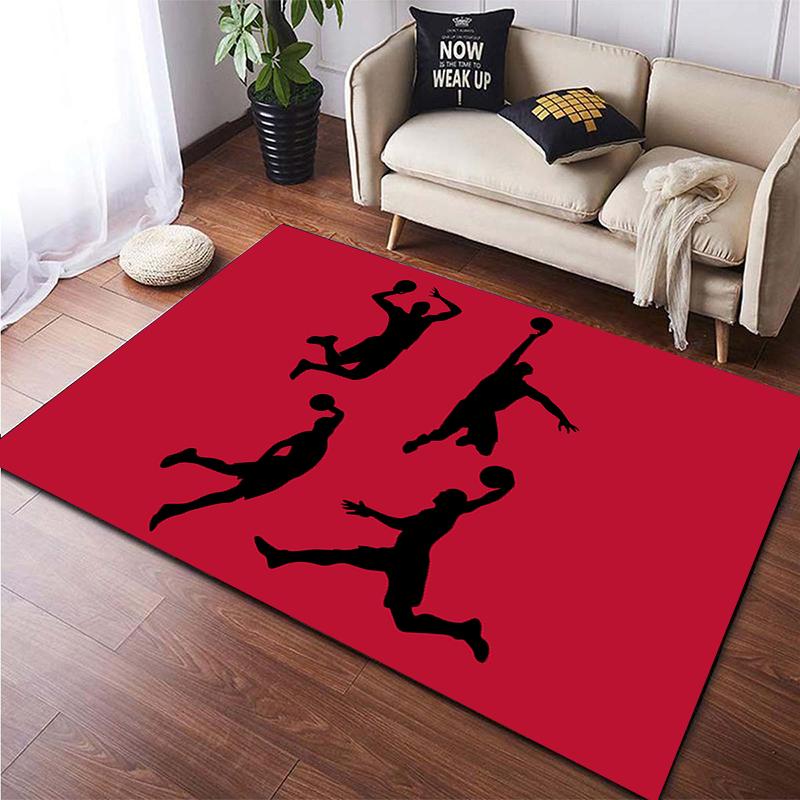 Большой ковер для баскетбола для гостиной, ковер с 3D-печатью, ковер для спальни, коврик для ванной, мягкий ковер, украшение для дома, настольный коврик, коврик для домашних животных