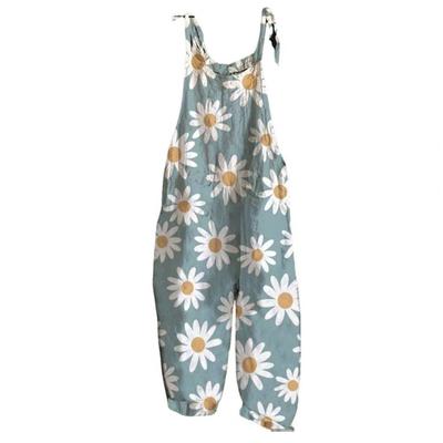 Летний комбинезон, уличная одежда, тонкий дышащий комбинезон с цветочным принтом, элегантные женские комбинезоны