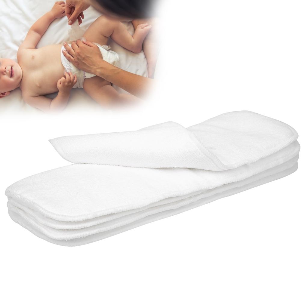 3‑Layer Baby Cloth Diapers Reusable Washable Super Absorbent Baby Liner Inserts