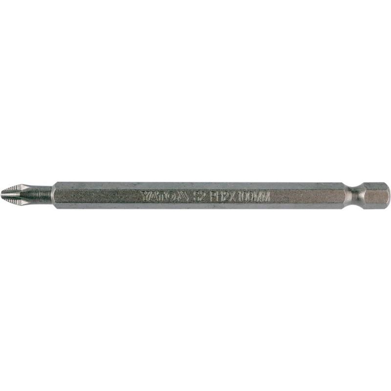 SCREWDRIVER BIT PH2 100MM - YT-0485