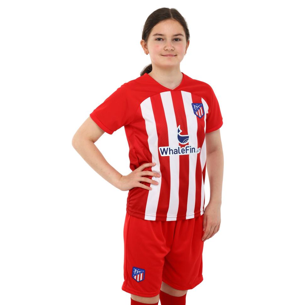 Kid's soccer football uniform jersey and shorts  Atletico Madrid CO-6357