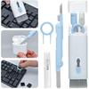 7 In 1 Keyboard Cleaning Kit for Laptop-Multifunction Cleaning Kit With Touch Extractor for 2/Pro Earphones Mechanical Keyboard Mobile Phone (Blue)