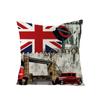 Nordic British Style Printed Throw Pillow Covers Polyester Sofa Cushion Cover For Home Use Living Room And Bedroom Headboard