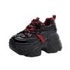 Inner Height Increase Dad Shoes Women's Spring and Autumn New Versatile Velvet Platform Casual Sports Shoes