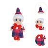 Christmas Elf Doll Figurine Home Decor Keepsake Decorative Art Crafts Desktop Ornament Xmas