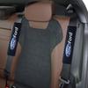 YJBU1 2PCS Cotton Car Seat Belt Protective Cover Auto Styling Accessories For Ford Escape Kuga Mondeo Ecosport Fiesta Focus 2 3 MK1 2