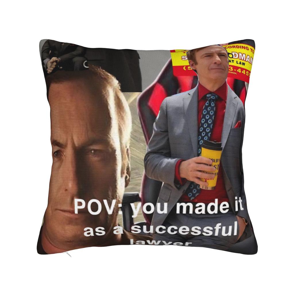 Decorative Pillowcases Saul Goodman Actor Stuff Sofa Pillow Case Cover Square Multi Size