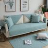 Double-sided Cotton Washed Quilted Sofa Cushion Nordic Modern Simple Plain Embroidered Sofa Cushion Cover