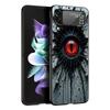 Жуткий Страшный Красный Глаз Жесткий ПК Чехол Для Телефона Для Samsung Galaxy Z Flip 7 6 5 4 Черный Чехол Для Galaxy Z Flip 3 Складной Fundas Чехол