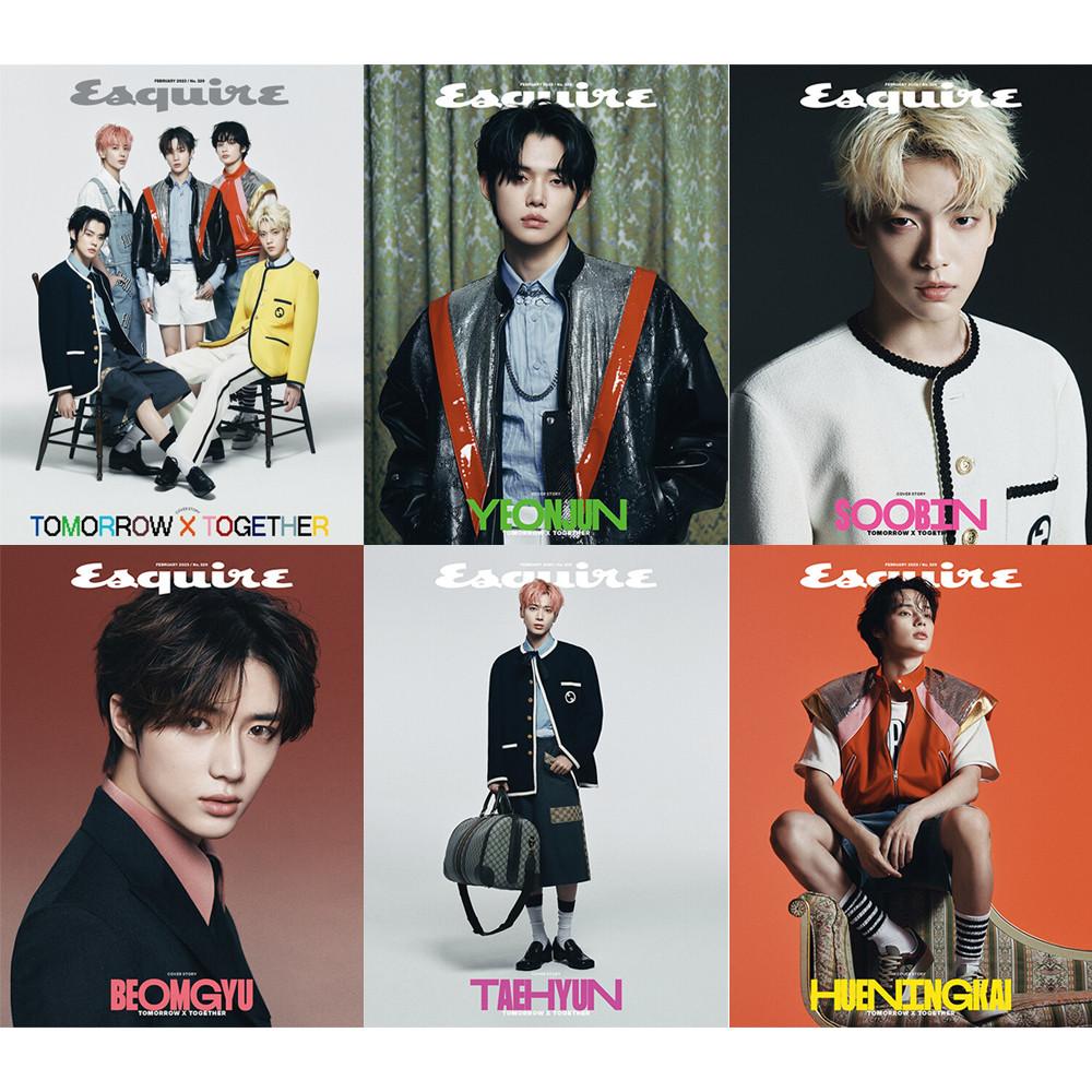 Журнал ESQUIRE Korea Magazine 2023, февраль TXT,ЁНДЖУН,СУБИН,БОМГЮ,ТЭХЁН,ХЮНИНКАЙ