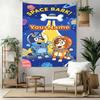 Bluey Custom Your Name Wall Decor Tapestry Art For Pet Memorial Birthdaywedding Party Backdrop Family Gift