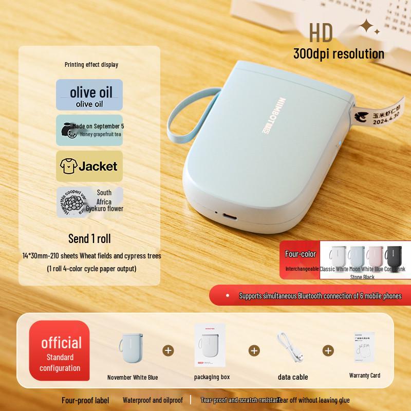Jingchen 110 Bluetooth Mini Thermal Label Printer
