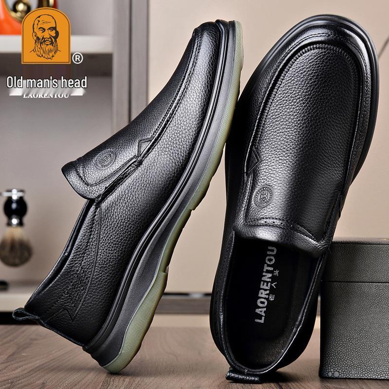 Мужские Мокасины для Вождения из Натуральной Кожи в Стиле Business Casual - Мягкая Износостойкая Коровья Кожа и Подошва