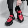Business Men Loafers Comfortable Stylish Round Toe Small Leather Shoes Men Gentlemen's Office Social Shoes In Sizes 38-46