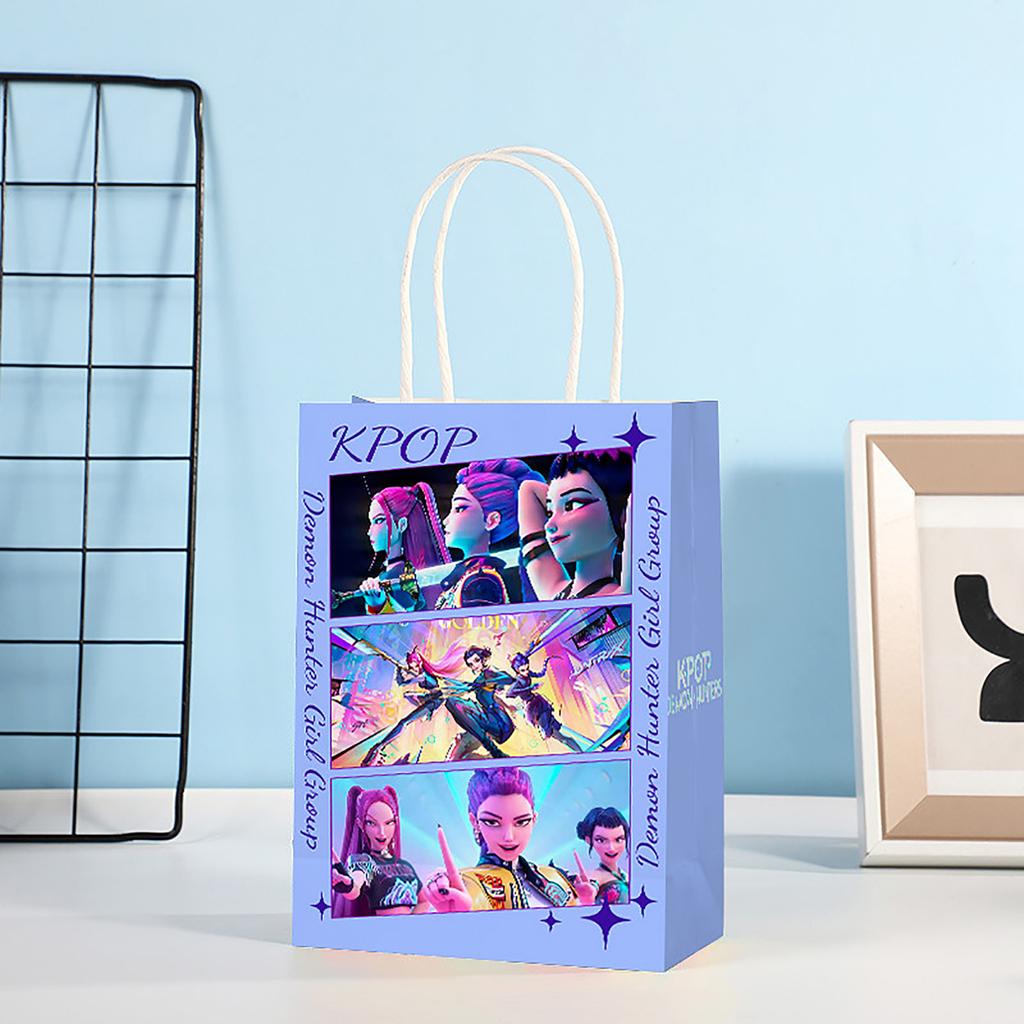 Праздничные подарочные пакеты Праздничные принадлежности Мультяшные пакеты для конфет, Сумки-тоут, Подарочные пакеты для детей Бумажные пакеты Взрослый День рождения Декора