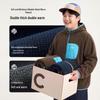 Boys' Fleece Stand-Collar Winter Jacket