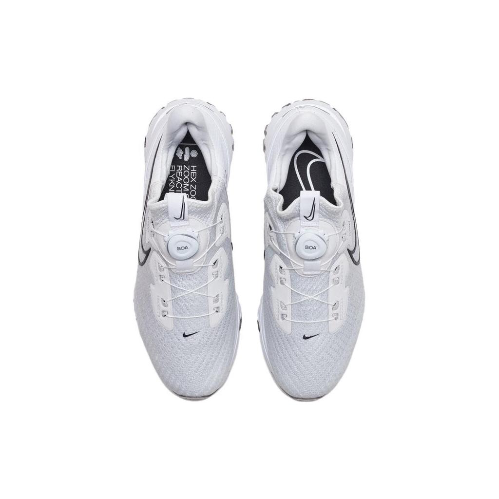 Nike Air Zoom Infinity Tour BOA Широкие белые черные мужские кроссовки Platinum-Tint Volt CV0756-133