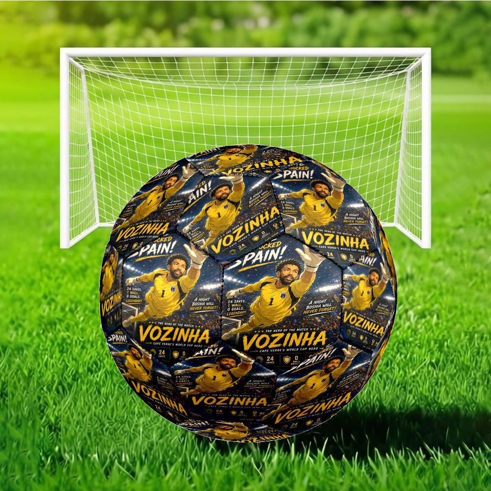 Goalkeeper Celebration Soccer Ball Size 5 Soccer Ball, Machine-stitched, Soft and Comfortable, Suitable for Training and Matches Fan Gift