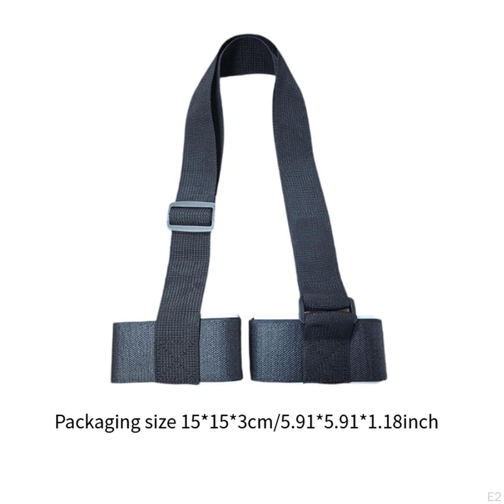 Ski and Pole Carrier Adjustable Transport Your Gear Snowboard Holder Lash Fixing Belt Loop