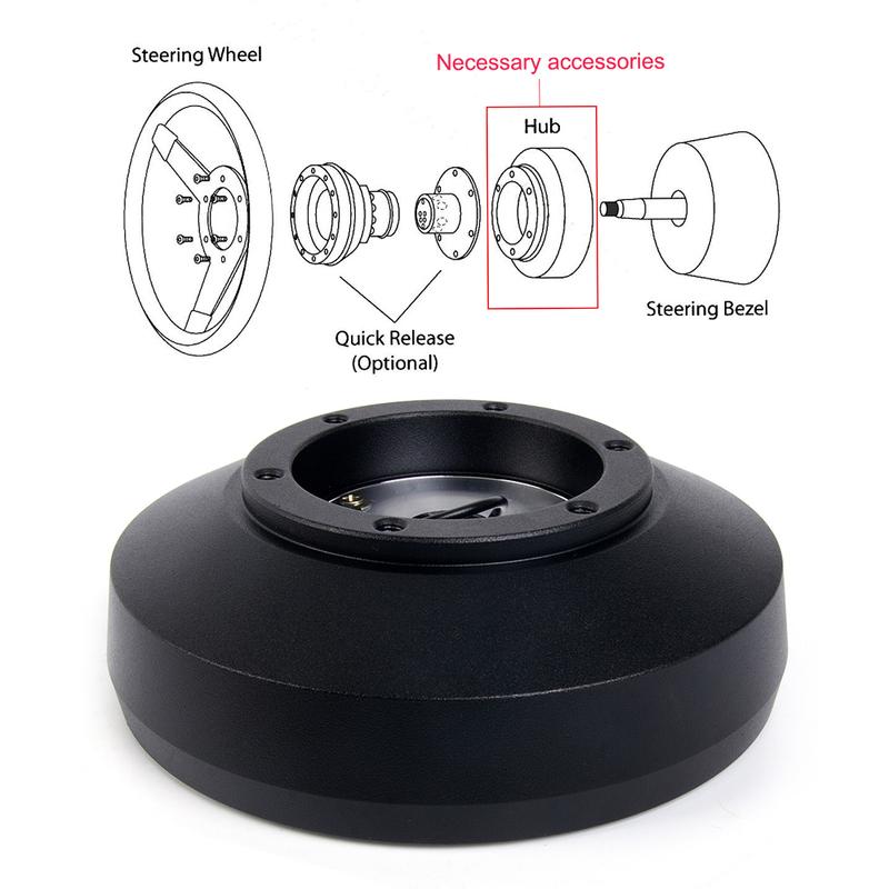 MUGE-Car Steering Wheel Hub Short Adapter Kit For 1994-2004 Ford Mustang 179H QR068