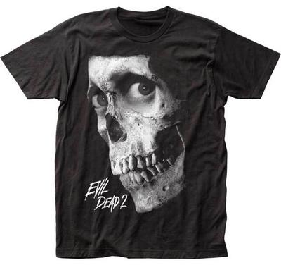 Dead By Dawn Evil Dead 2 Black White Movie Poster Horror Halloween Shirt