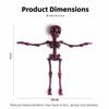 Poseable Skeleton Refrigerator Magnets Refrigerator Magnets Sticker  Halloween Decoration