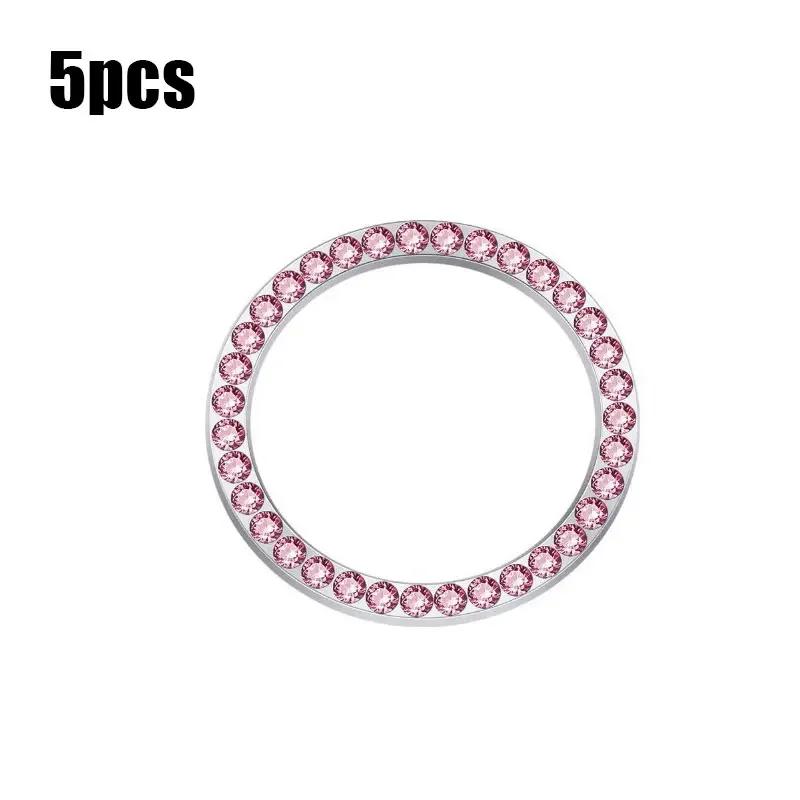 Универсальная наклейка для кнопки запуска двигателя автомобиля, Декор с блестками, Алмазные стразы, 3D металлические наклейки, Декор для автомобиля, мотоцикла, Запуск в один клик