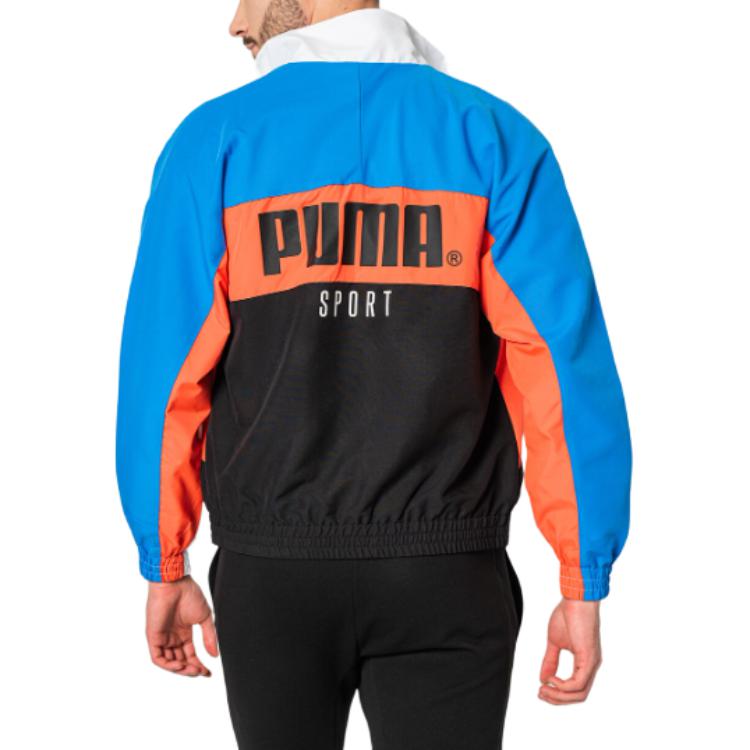 Puma Куртки Мужские Синий Стойка Умеренный Другое 597368-41