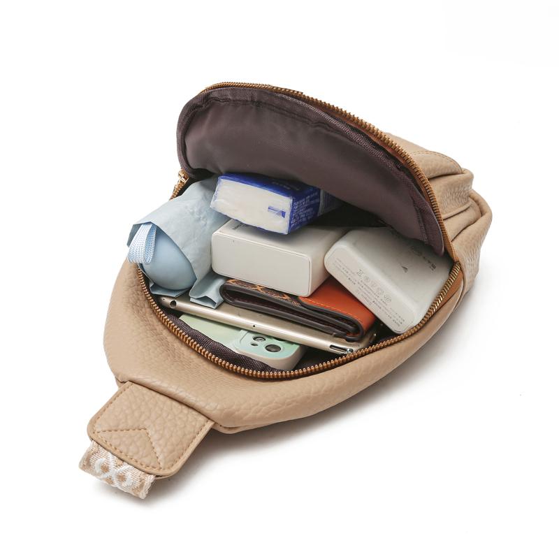 ПУ грудная сумка большой вместимости ретро женская сумка через плечо