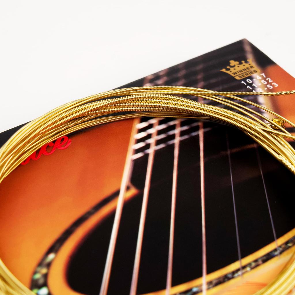 Alice Струны для акустической гитары Премиум Исполнение Легкие струны, Бронза 80/20, Струны, .012-.053, AWR480-L