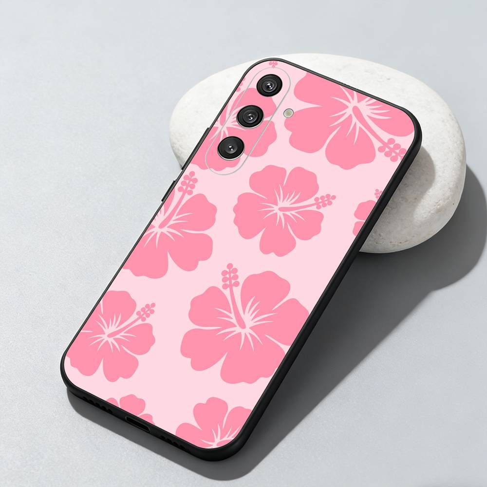 beach maple leaves Phone Case For Samsung Galaxy A73,A72,A71,A70,A52,A51 Others Soft Black Cover