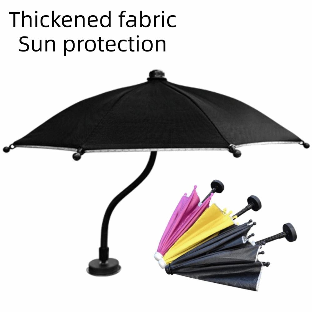 360° Rotation Car Mobile Phone Sunshade Bending Design Auto Phone Umbrella Cover Car Mobile Use