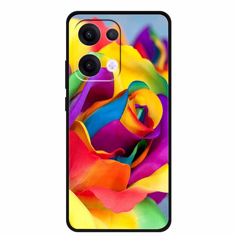 Чехол из ТПУ для телефона OPPO Reno 13 5G Чехол для телефона Coque Ударопрочный Черный Силиконовый Мягкая Задняя Крышка Для OPPO Reno 13 Reno13 Pro Чехол Funda