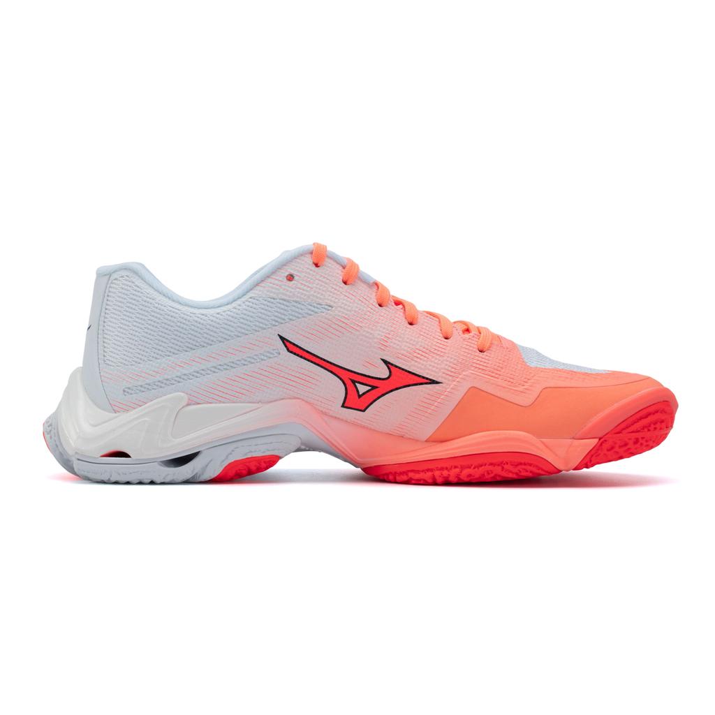 Mizuno Волейбольные кроссовки Wave Lightning Унисекс Низкие Оранжево-белые V1GA260080