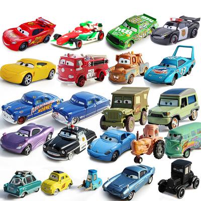 Disney Pixar Тачки Молния МакКуин Салли Король Чик Хикс Мэтр Филмор Личи Луиджи Сержант Красный 1:55 металлических детских игрушек, машинка