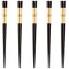 Happy Set of Made In PID2179 J-kitchens Chopsticks, 5, Material Wood, Chopsticks, Japan,