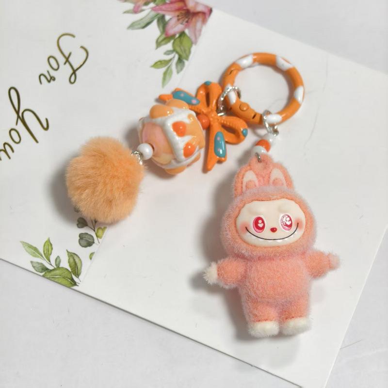 Стоячий Флисовый Брелок-Бантик 4,5 см Креативный Плюшевый Подарок Подвеска Подвеска для Сумки