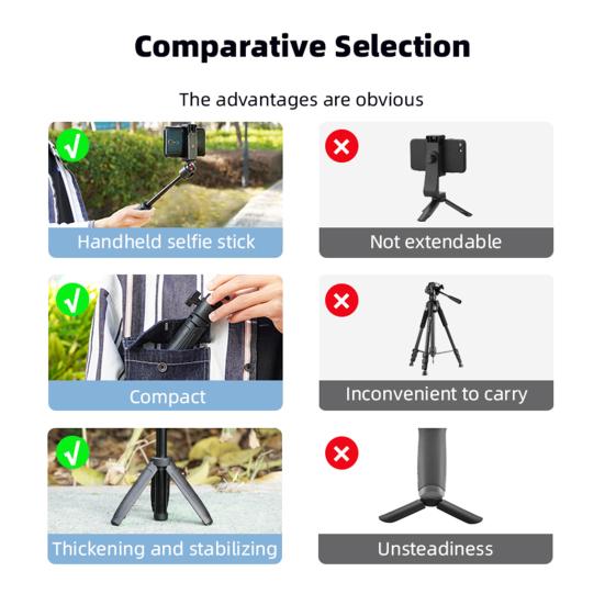 Штатив для камеры портативный универсальный мини настольный штатив удлинитель подставка для экшн-камеры OSMO POCKET 3