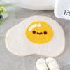 Non-Slip Floor Mat Eggs Shaped Floor Rugs Creative Floor Carpet Bedroom