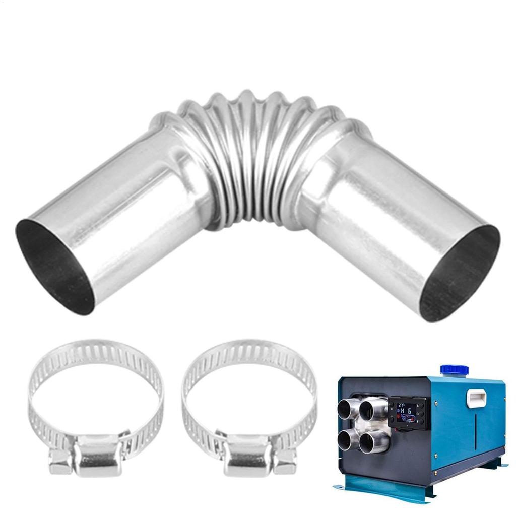 Car Air Duct Connector, Heater Hose, Parking Heater Pipe, Stainless Steel, Heater Pipe for