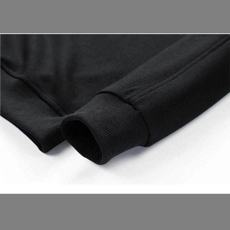 Весна и осень, большой мужской свободный круглый вырез, вышитая толстовка, модный мужской большой размер, цветная толстовка с блоками