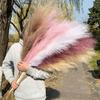110cm Artificial Pampas Grass Fake Reed Plants Bouquet Wedding Decoration Home Living Room DIY Vase Decoration Tail Grass