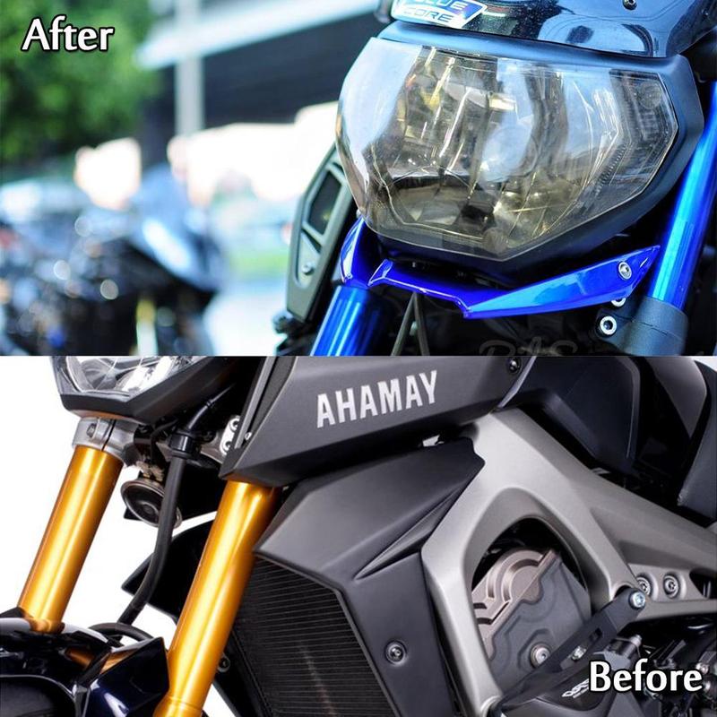 Motorcycle Headlight Front Upper Fairing Spoiler Stay Bracket Mount Holder For Yamaha MT-09 MT09 MT FZ 09 FZ-09 FZ09 2014- 2016
