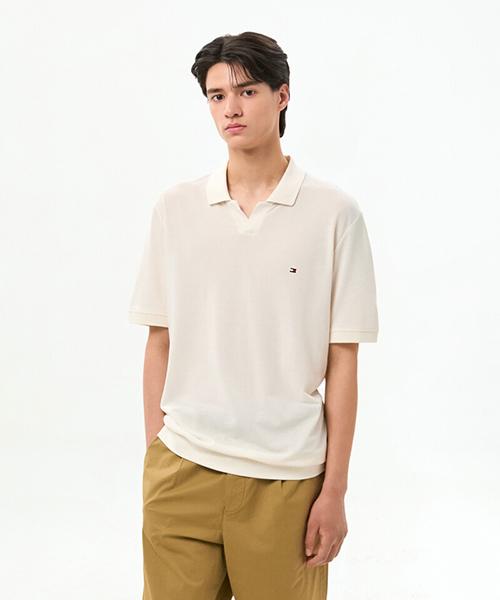 TOMMY HILFIGER Open Collar Polo Shirt (T12G1Tkt100Mt2Z00)