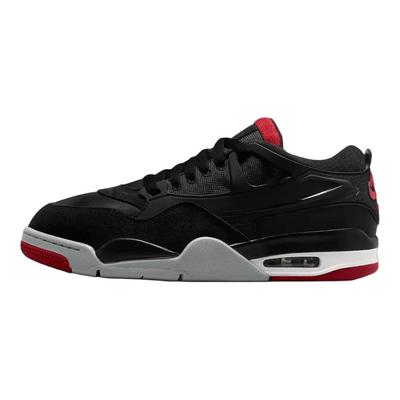 Мужские кроссовки Air 4 RM Bred Черный/Красный/Волчий серый FQ7939-061