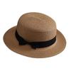 Korean Fashionable Straw Hat for Woman Narrow Brim Small Sun Hats Spring Summer Sun Protection Hats